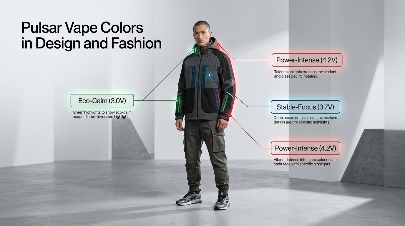 Pulsar Vape Colors in Design and Fashion
