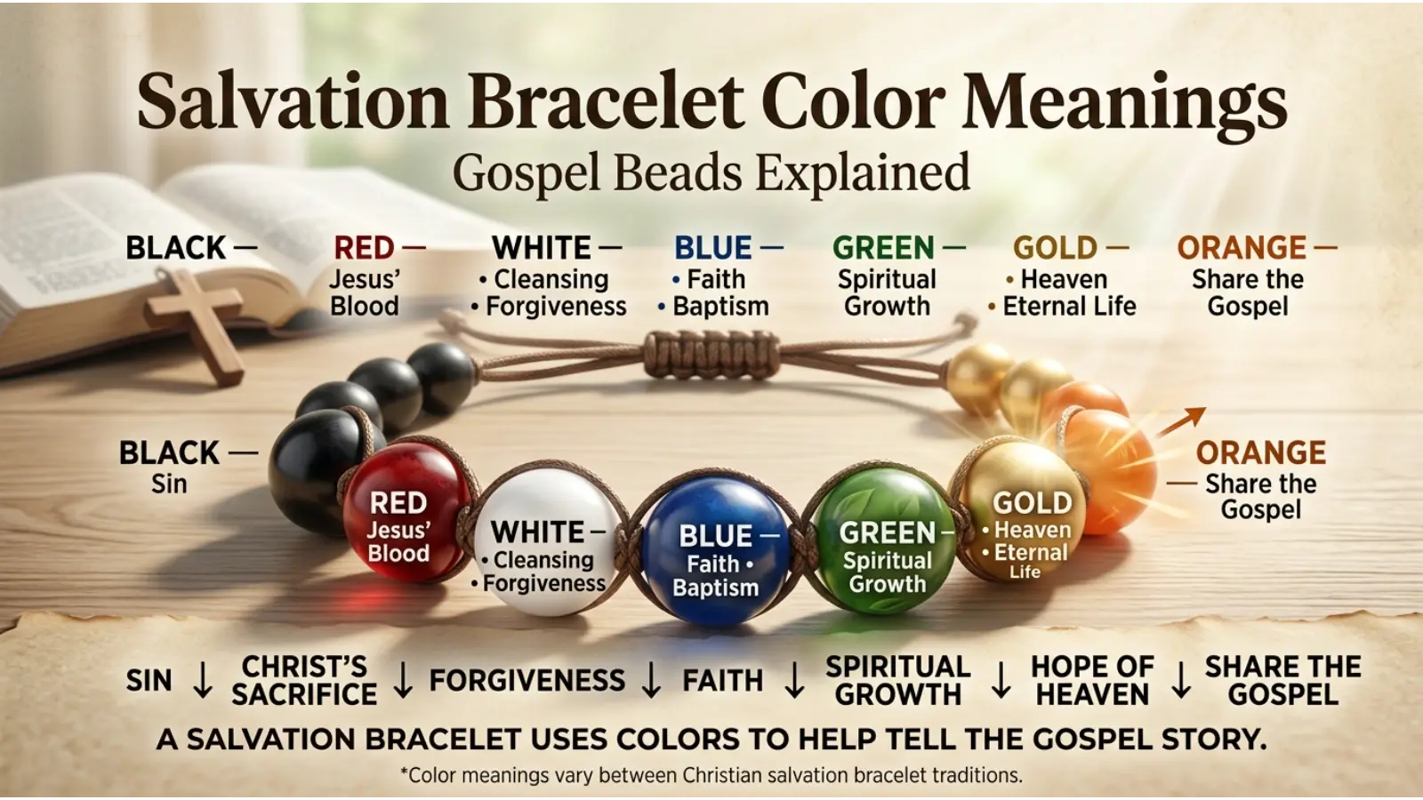 Salvation Bracelet Color Meanings