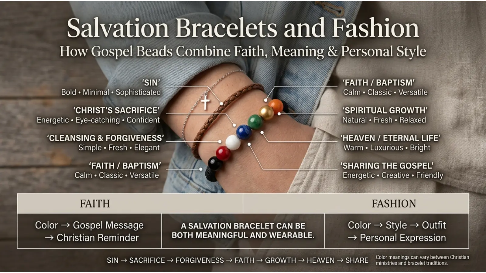 Salvation Bracelets and Fashion