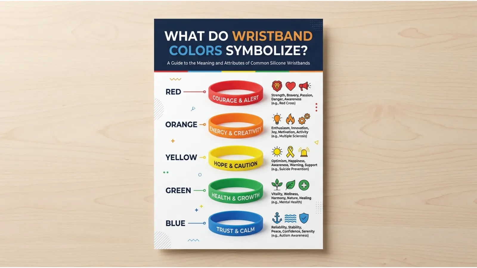 What Do Wristband Colors Symbolize?