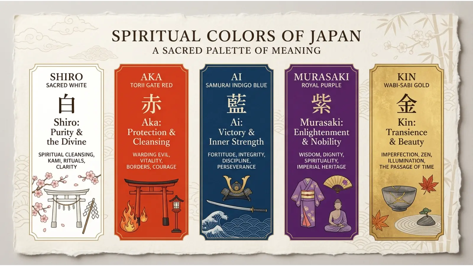 Spiritual Meaning of Colors in Japan