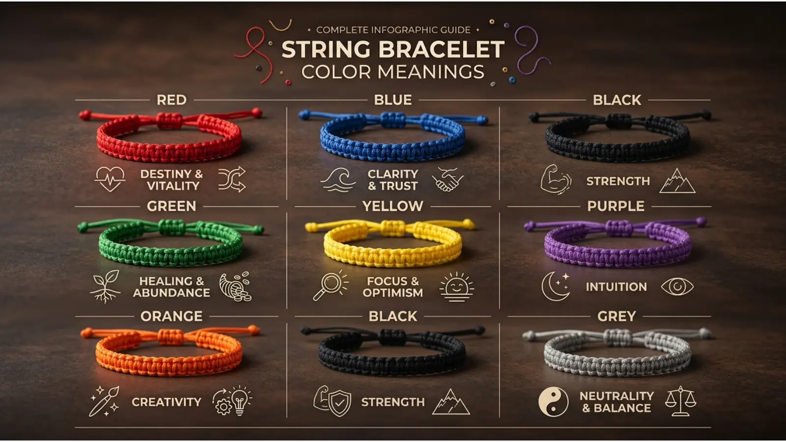 String Bracelet Color Meanings