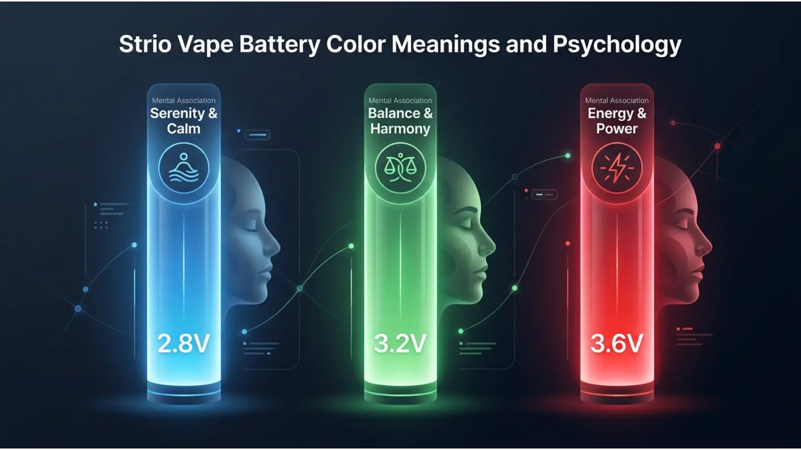 Strio Vape Battery Color Meanings and Psychology
