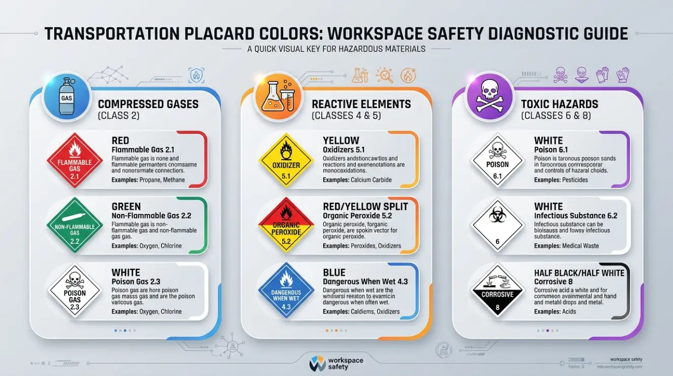 What Are Placard Color Meanings?