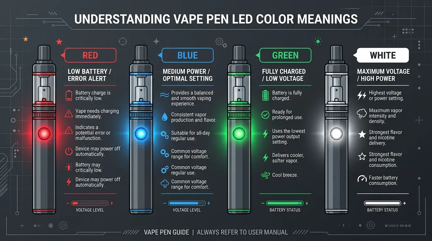 Vape Pen Color Meanings
