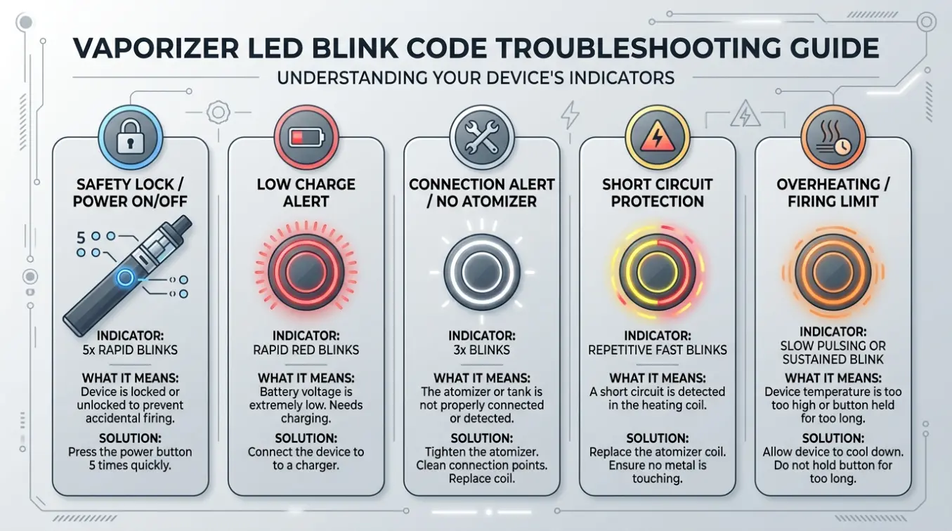 What Does a Blinking Vape Pen Light Mean?