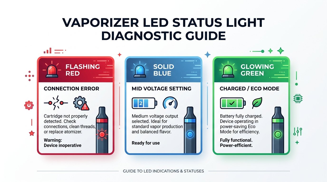 What Do Vape Pen Light Colors Mean?