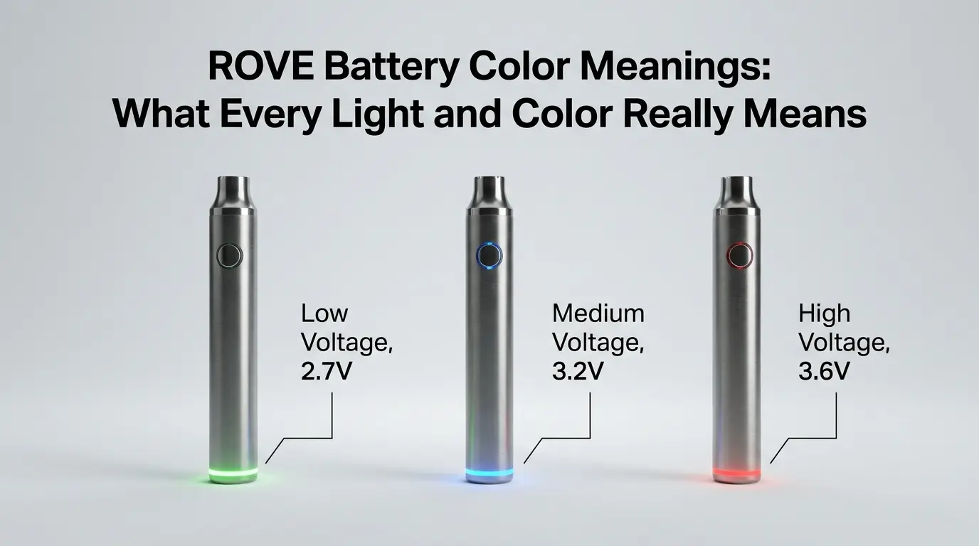 ROVE Battery Color Meanings