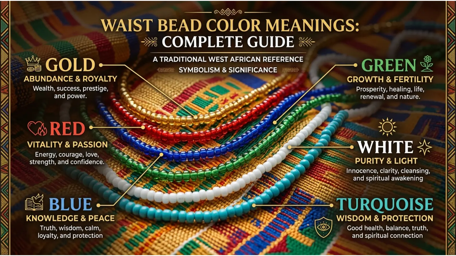 Waist Bead Color Meanings