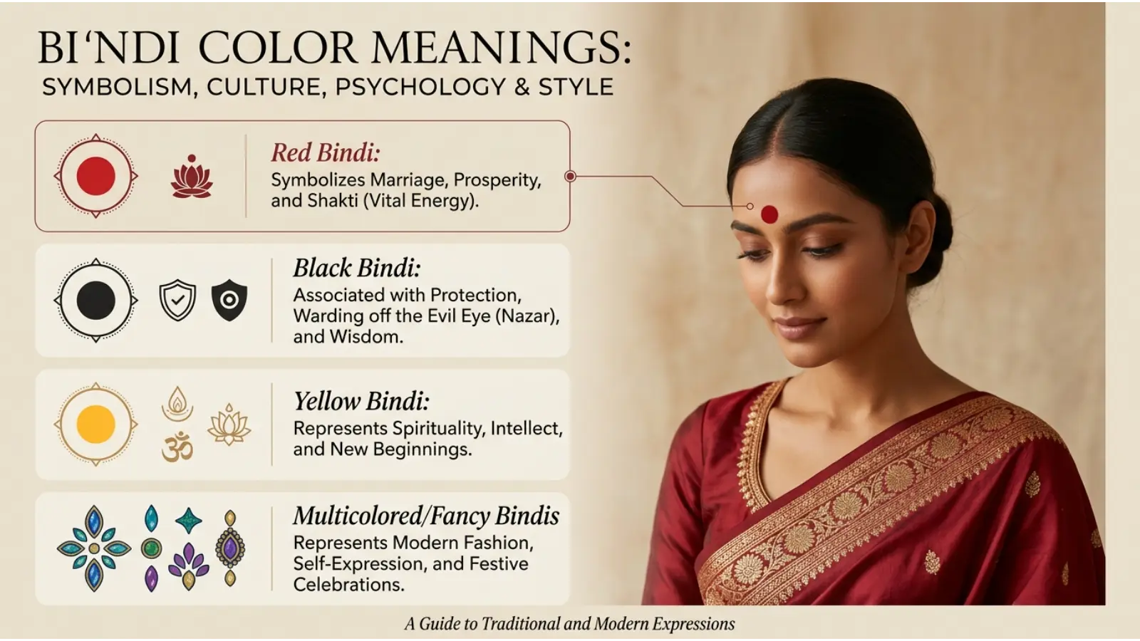 Bindi Color Meanings