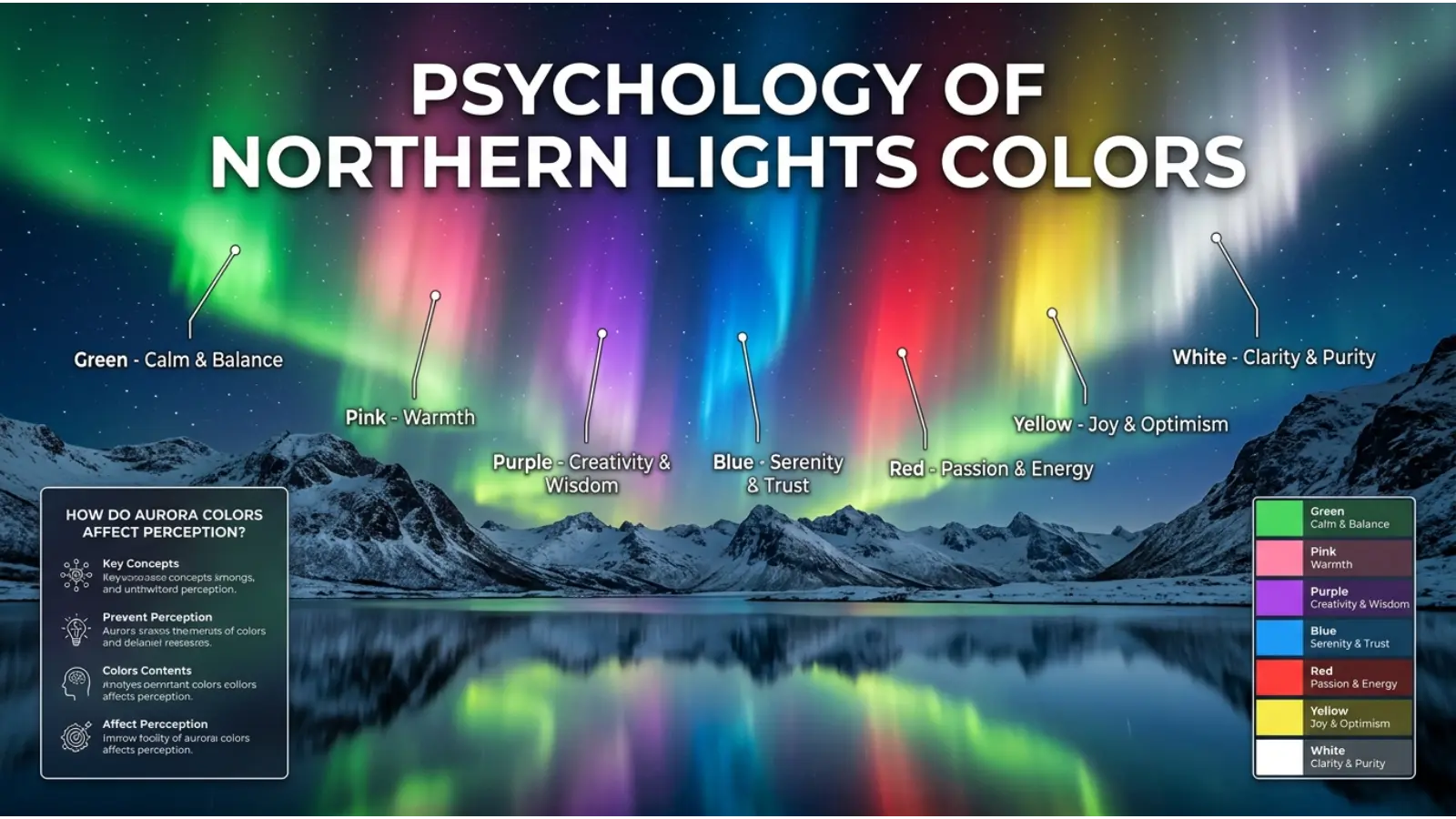 Psychology of Northern Lights Colors