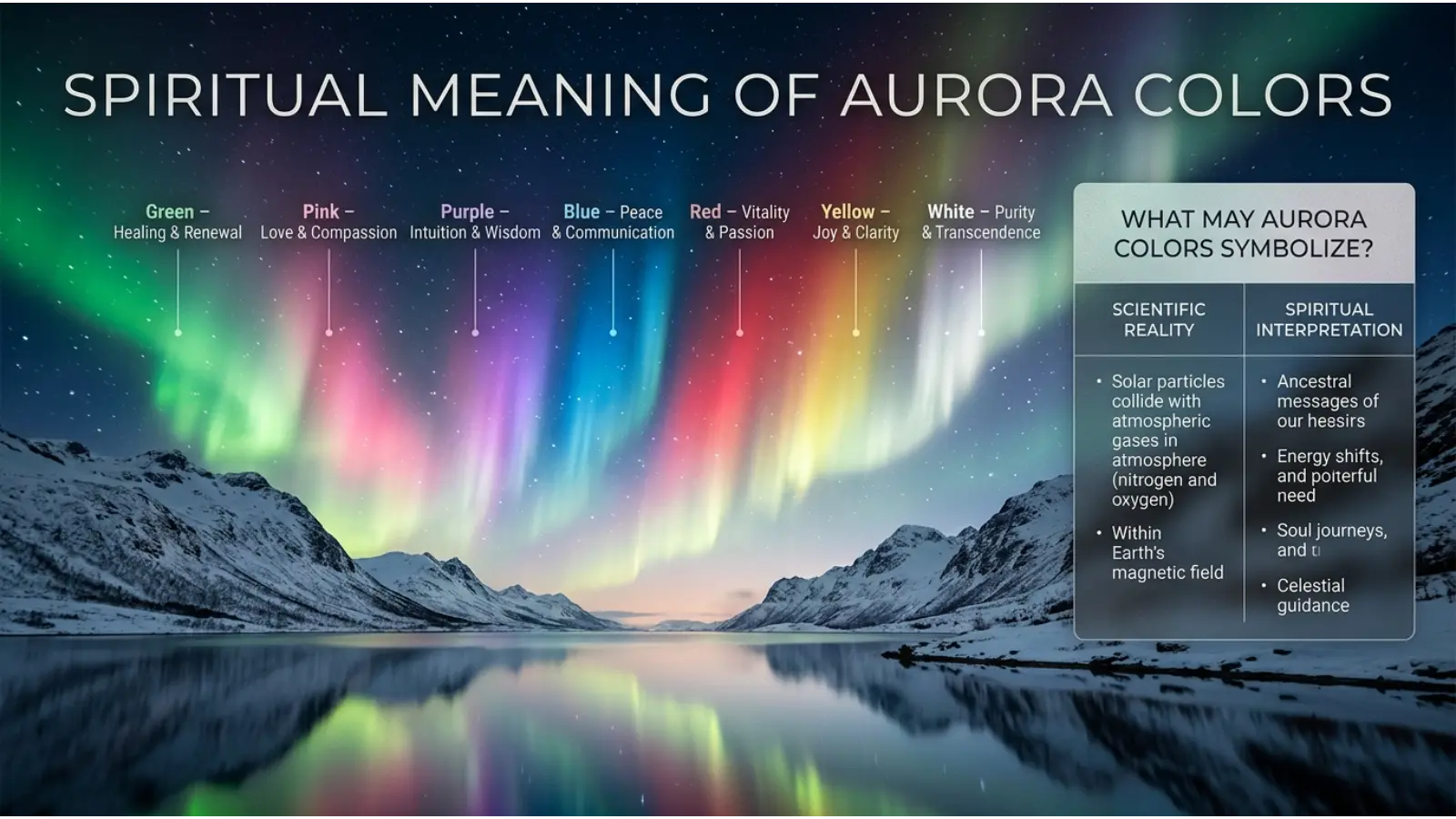 Spiritual Meaning of Aurora Colors