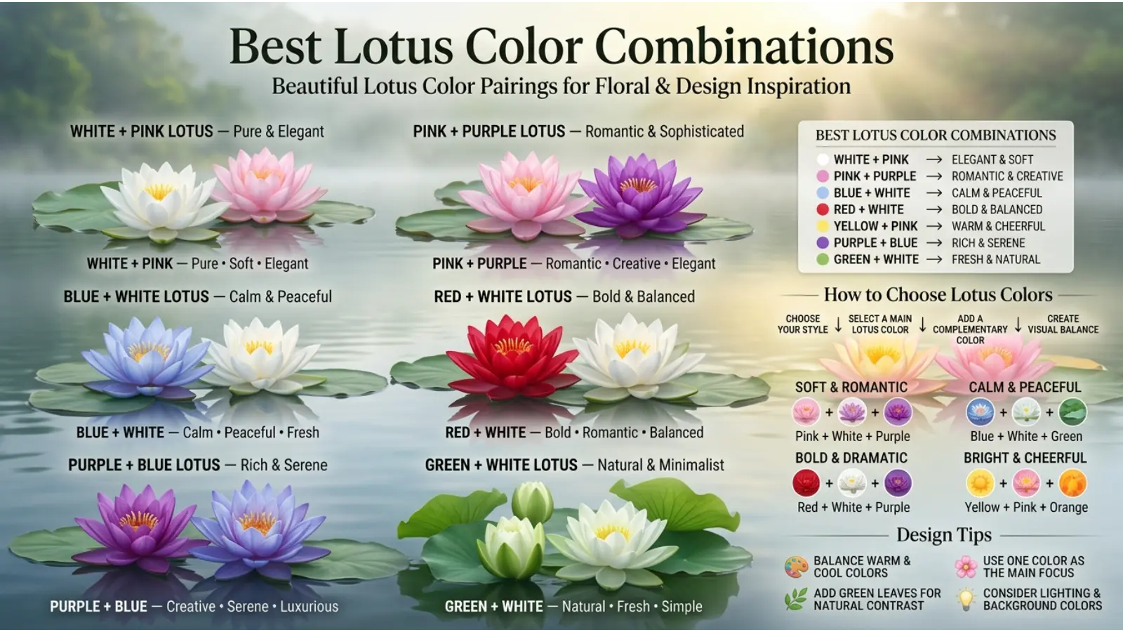 Best Lotus Color Combinations