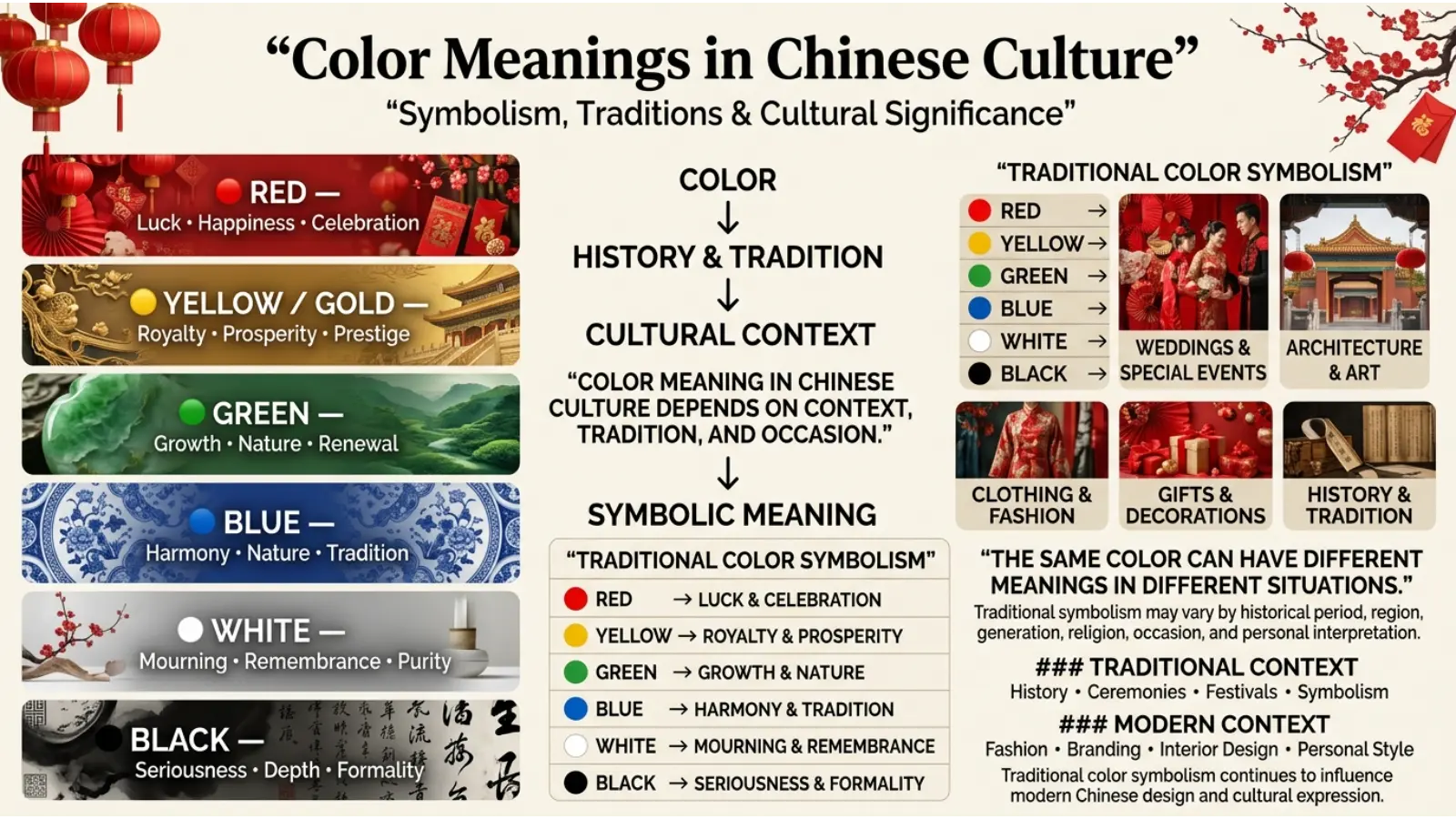 Color Meanings in Chinese Culture