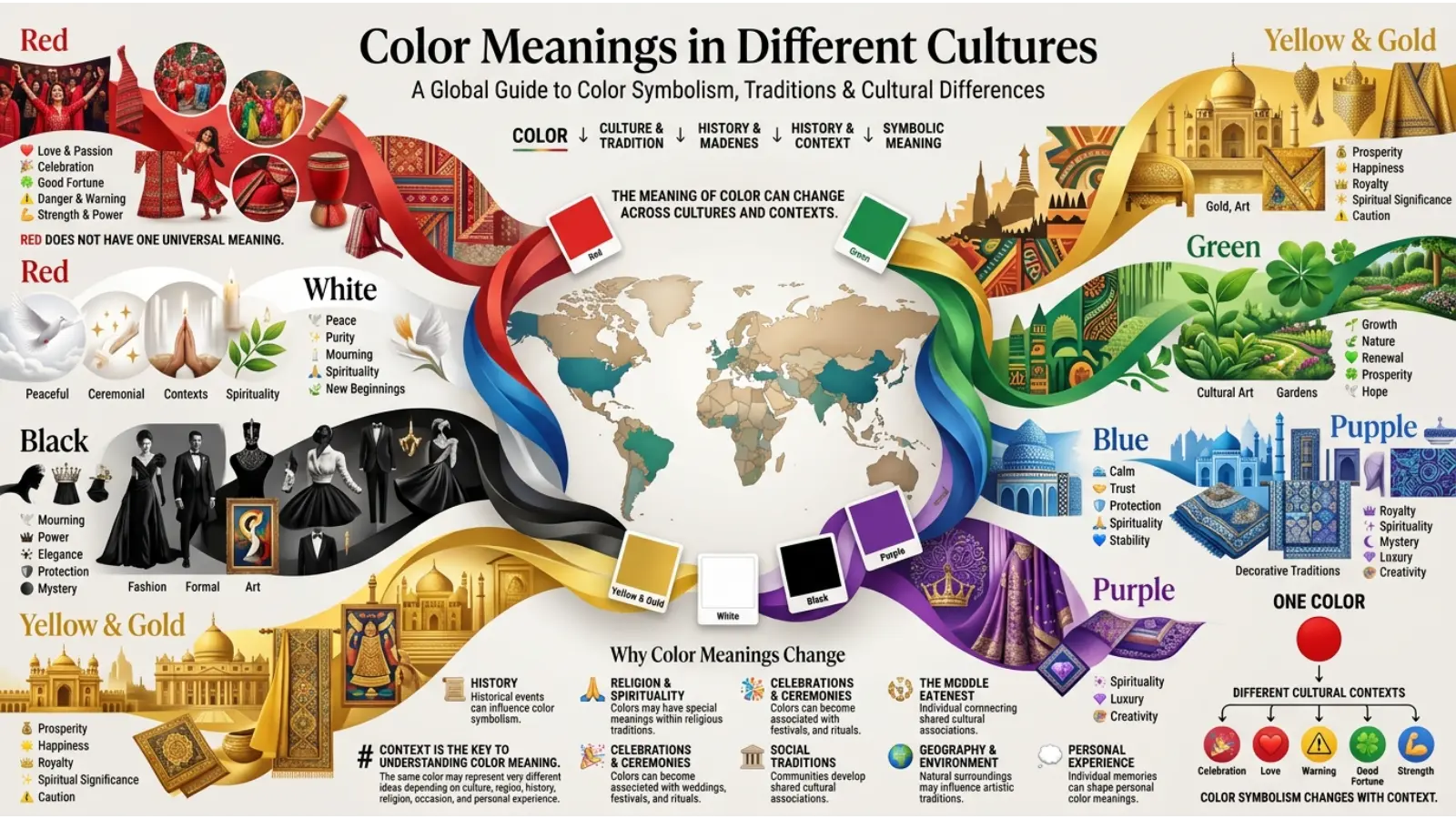 Color Meanings in Different Cultures