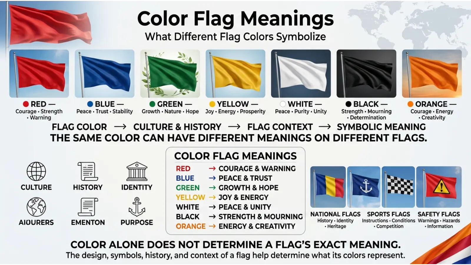 Color Flag Meanings