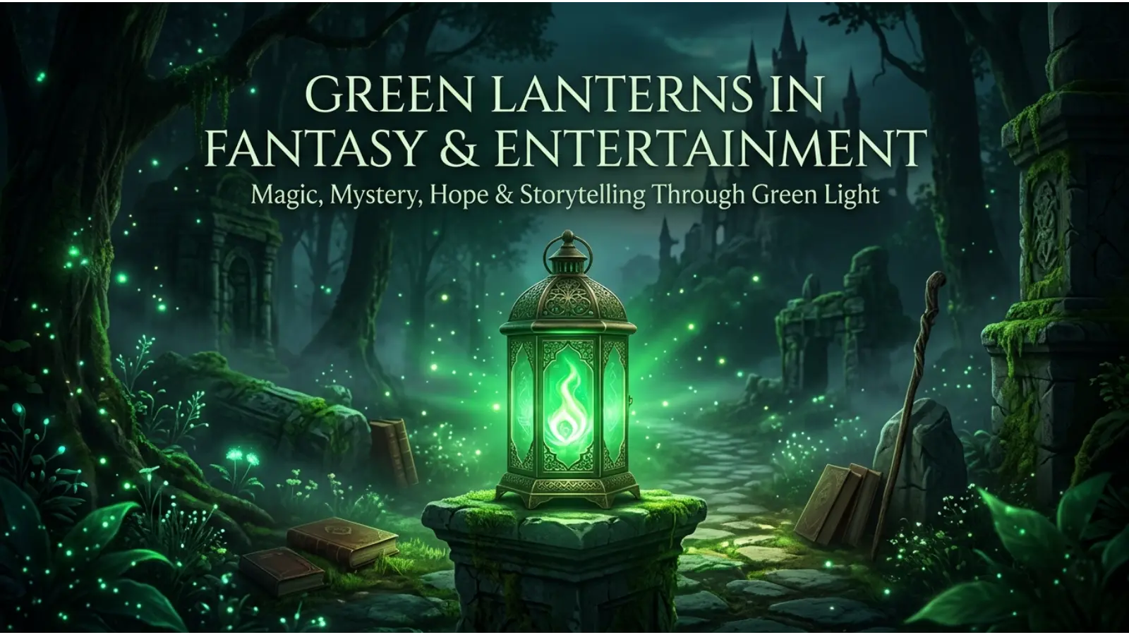 Green Lanterns in Fantasy and Entertainment