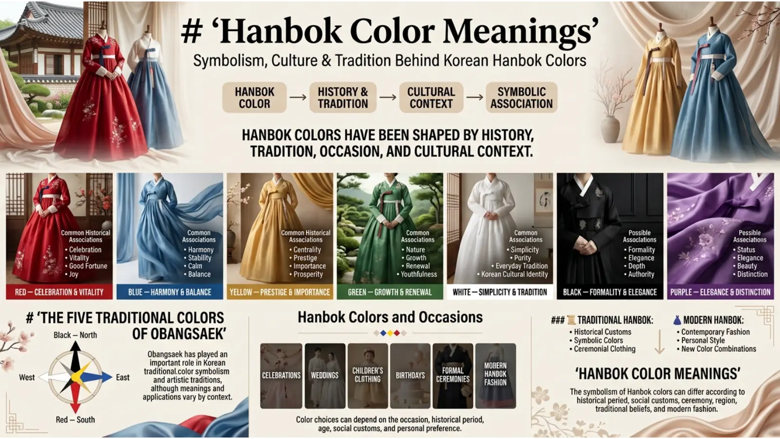 Hanbok Color Meanings