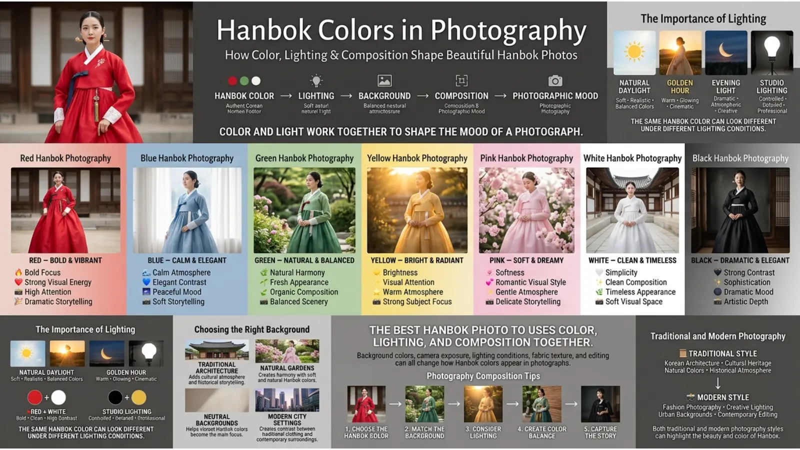 Hanbok Colors in Photography
