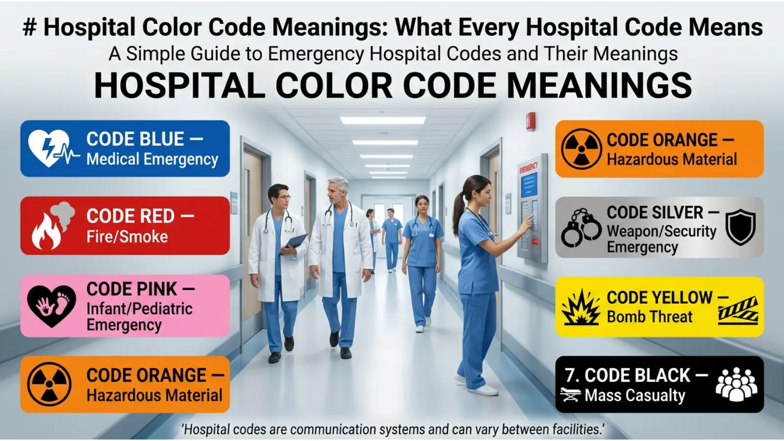 Hospital Color Code Meanings
