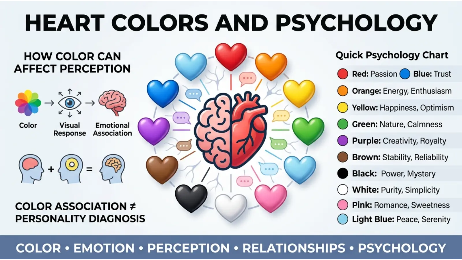 Heart Colors and Psychology
