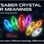 Lightsaber Crystal Color Meanings