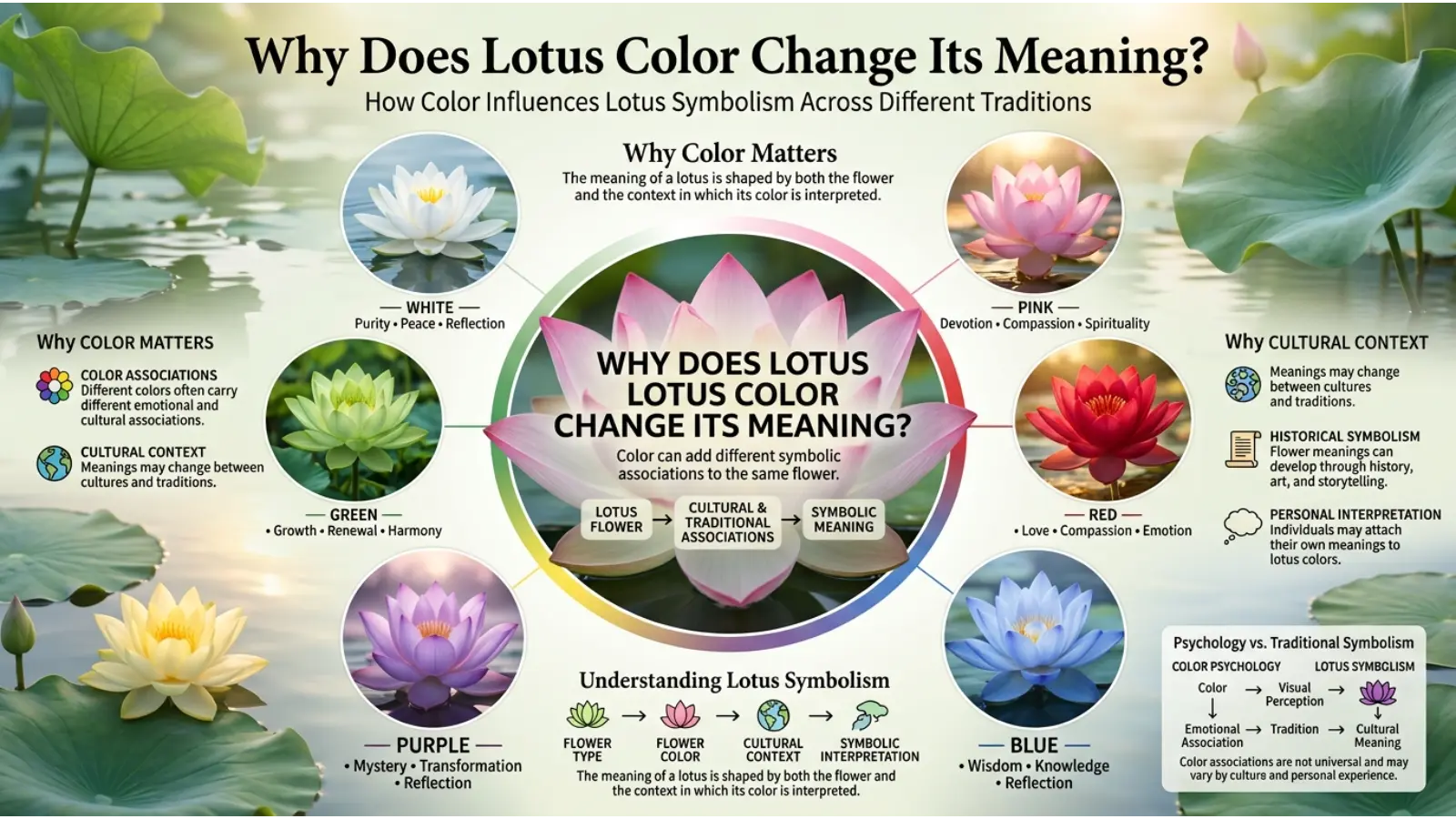 Why Does Lotus Color Change Its Meaning?