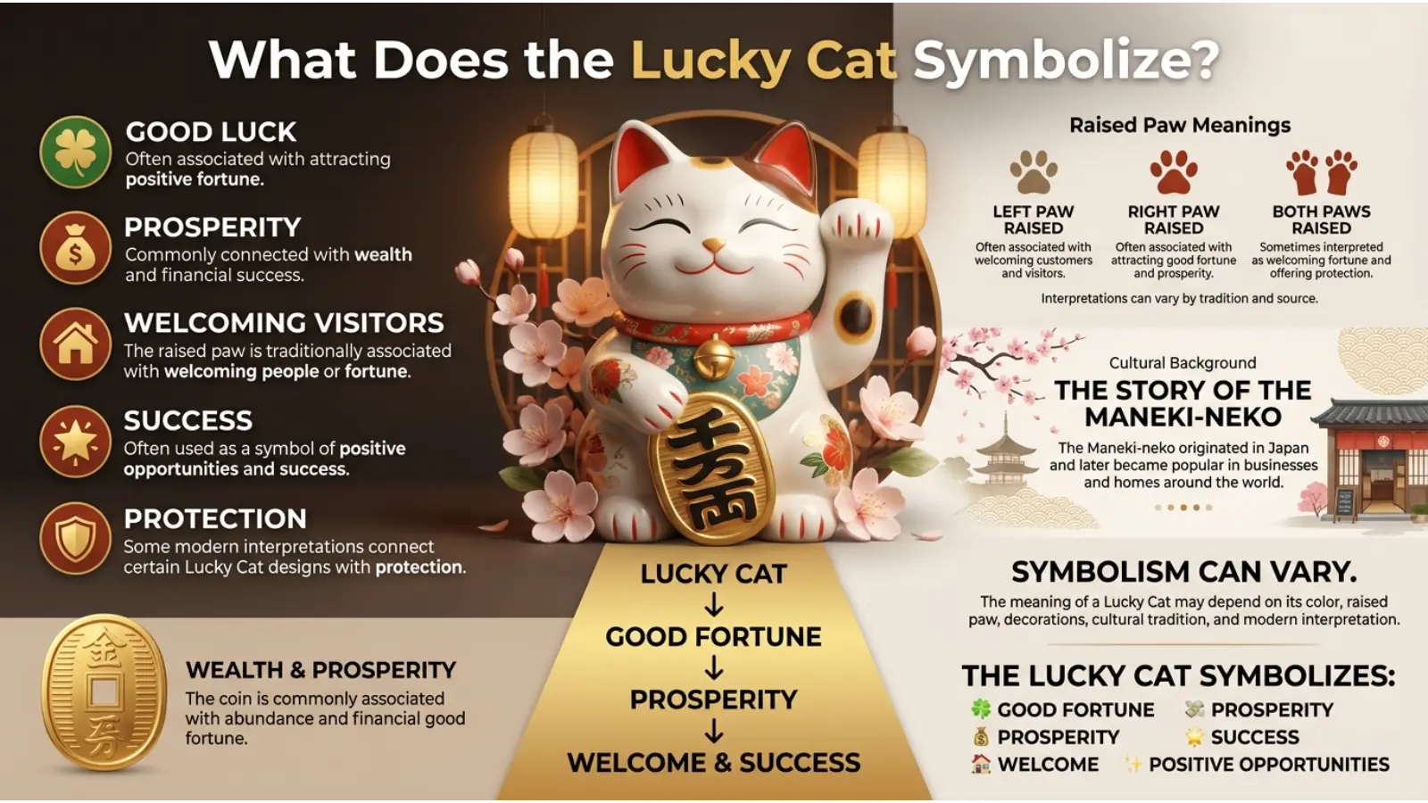 What Does the Lucky Cat Symbolize?