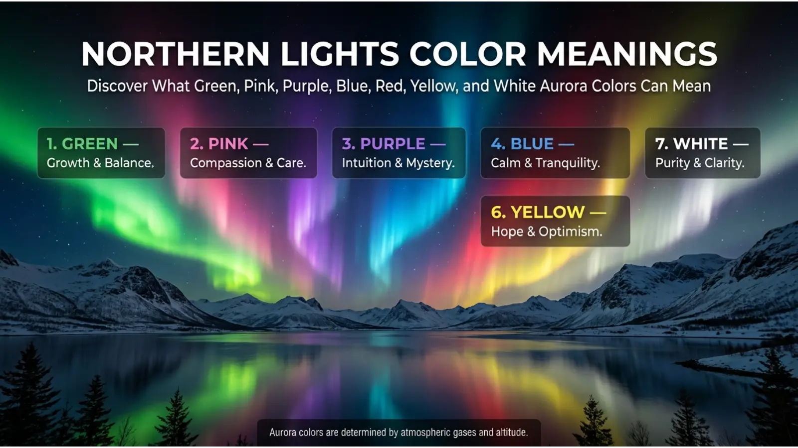 Northern Lights Color Meanings