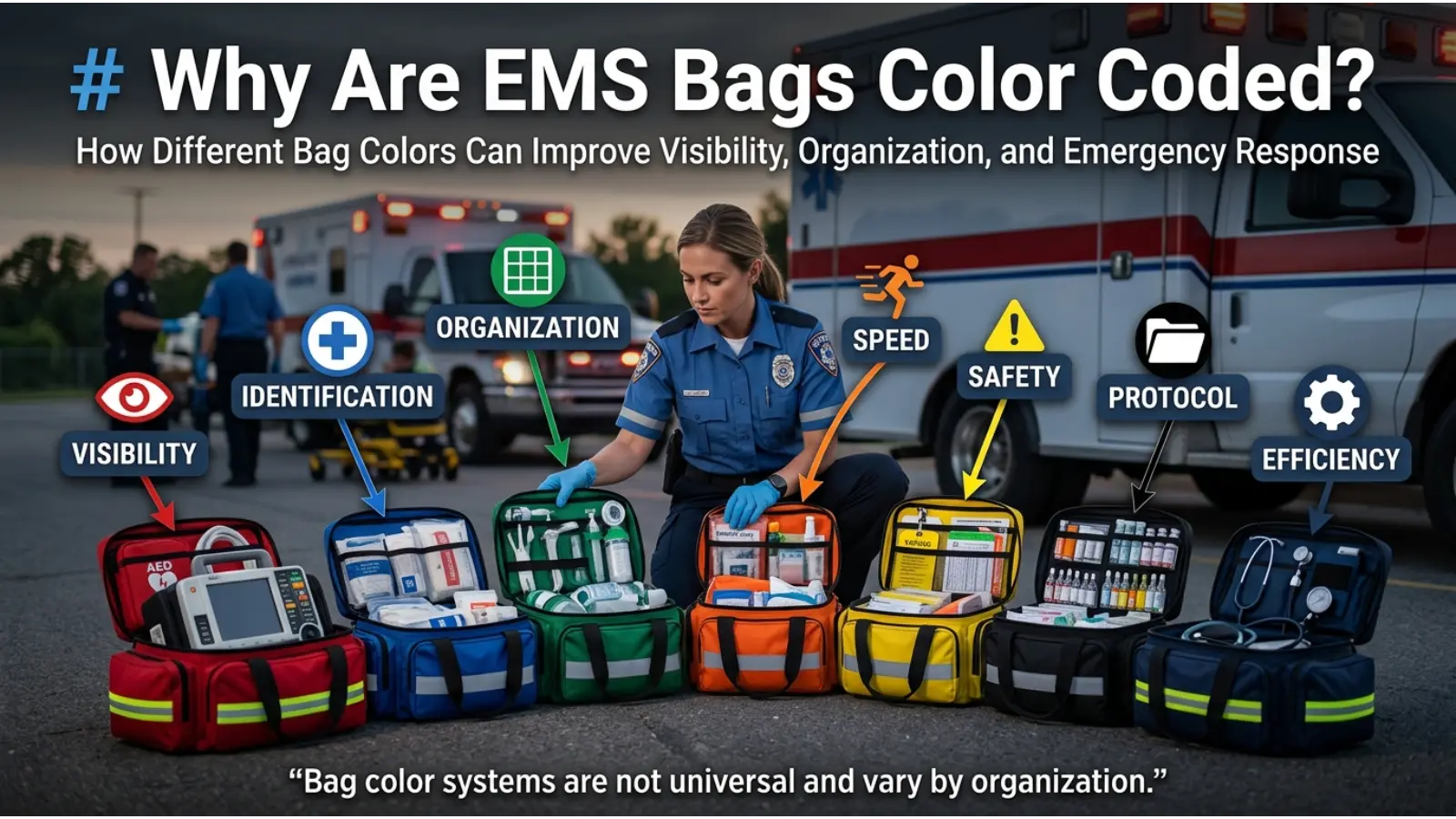 Why Are EMS Bags Color Coded?