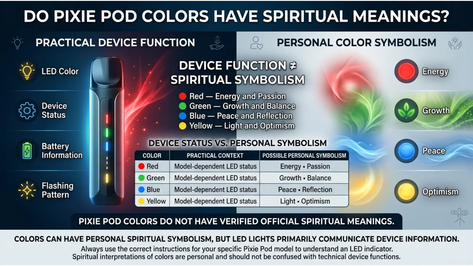 Do Pixie Pod Colors Have Spiritual Meanings?