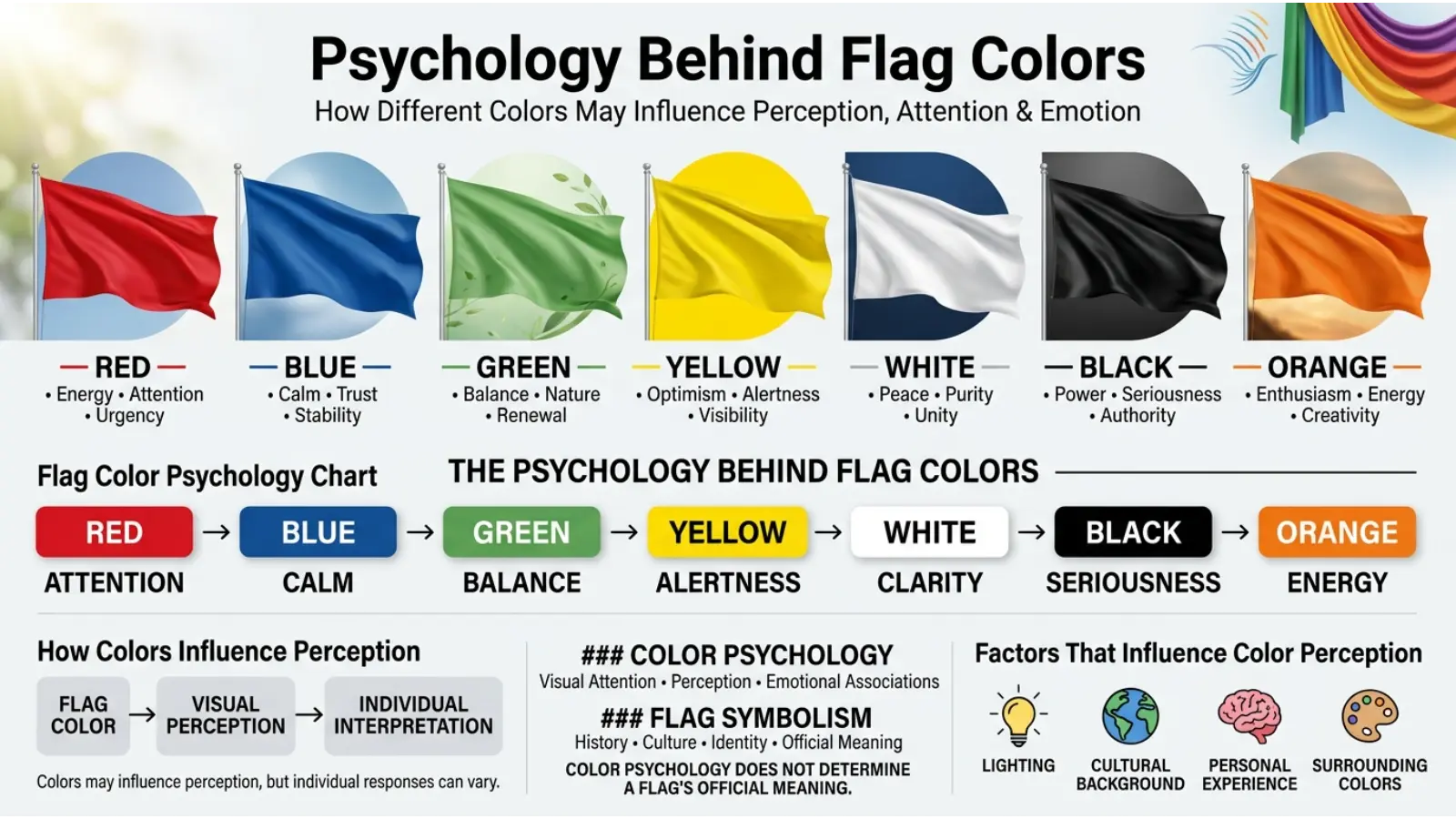 Psychology Behind Flag Colors