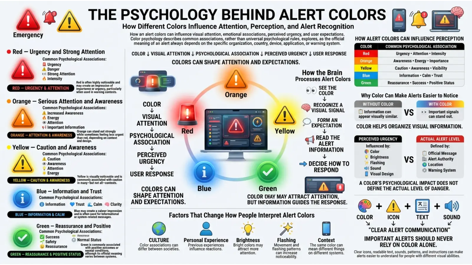 The Psychology Behind Alert Colors