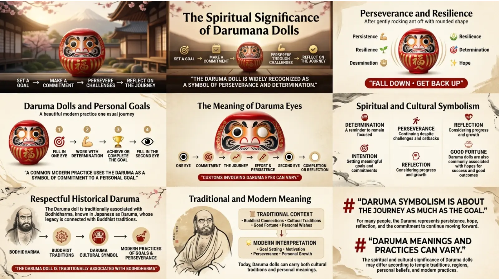 Spiritual meaning of Daruma Dolls