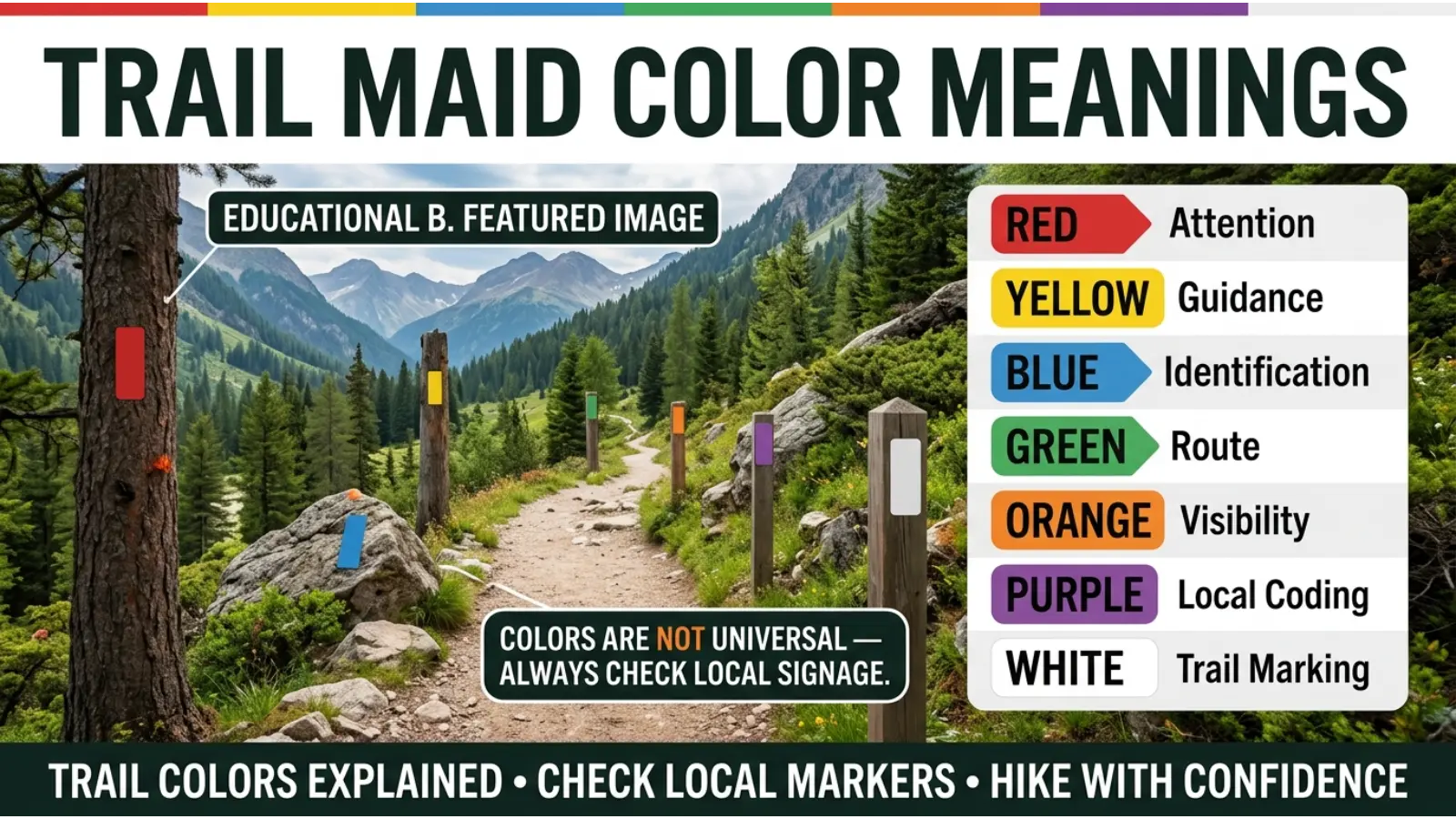 Trail Maid Color Meanings