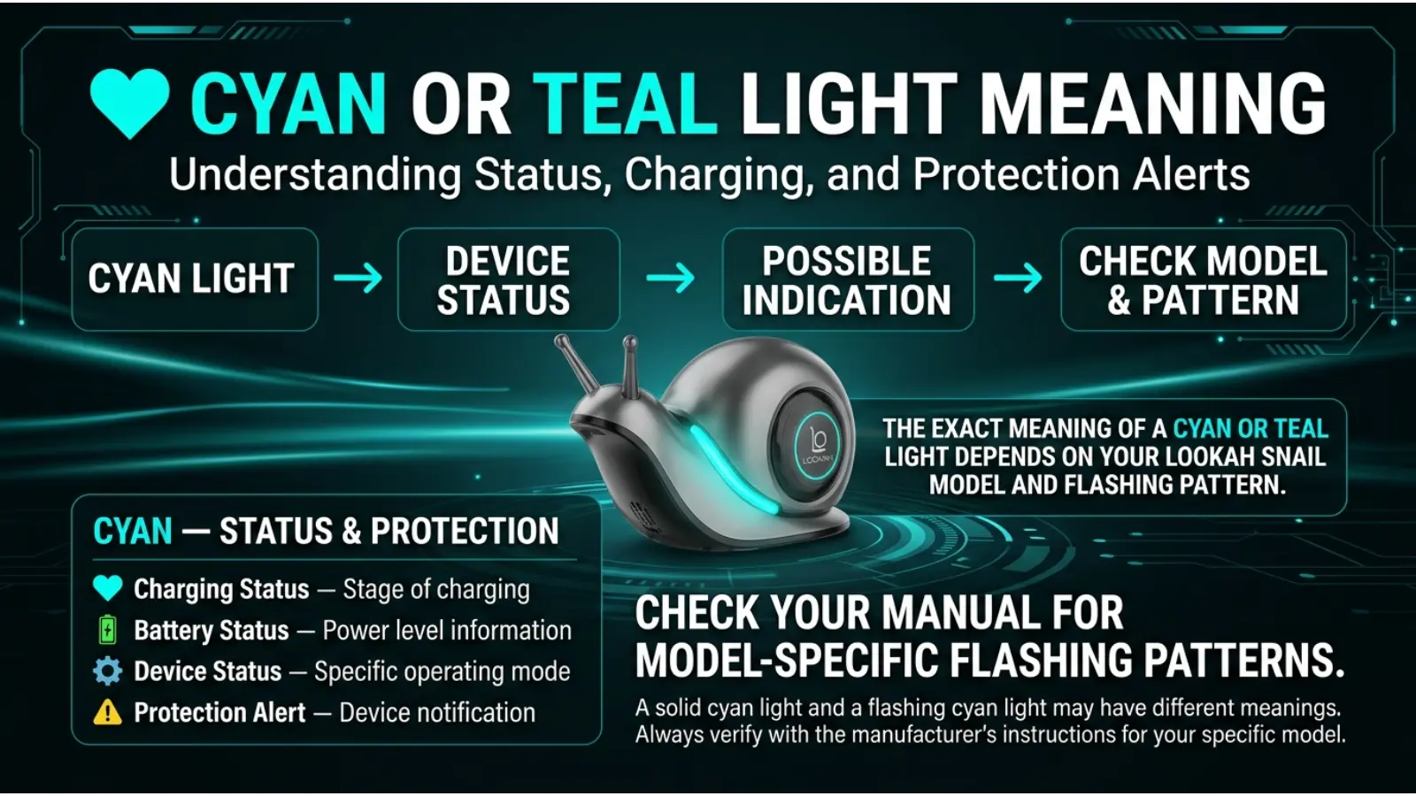Cyan or Teal Light Meaning
