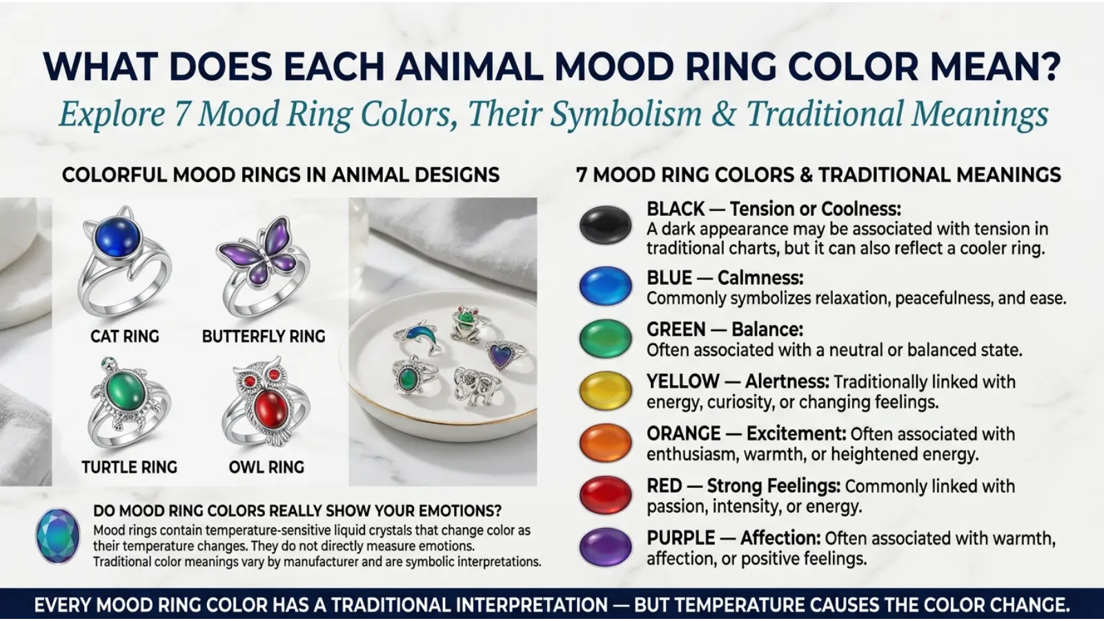 What Does Each Animal Mood Ring Color Mean?