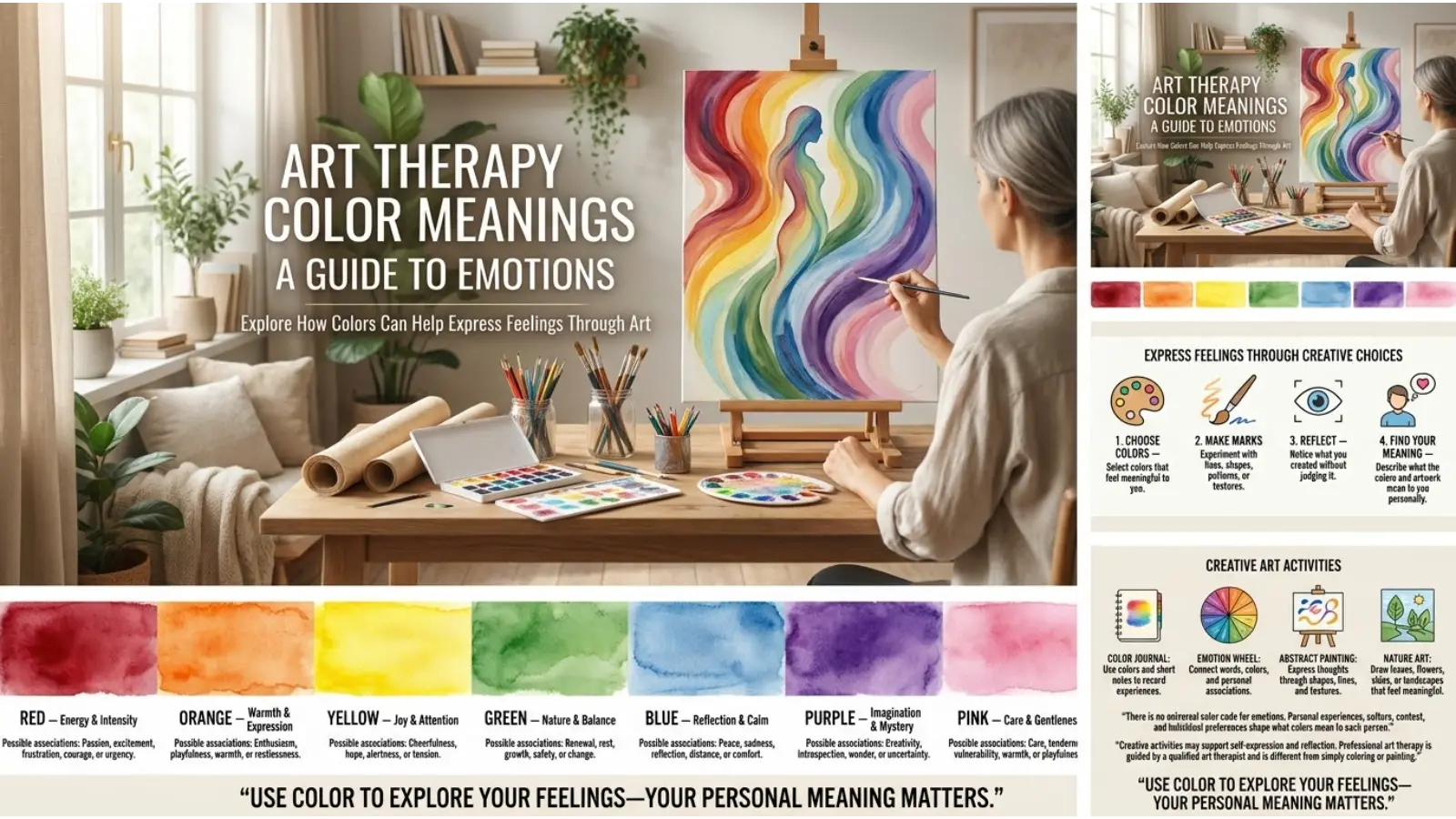 Blue Color Significance Art Therapy Color Meanings: A Guide to Emotions