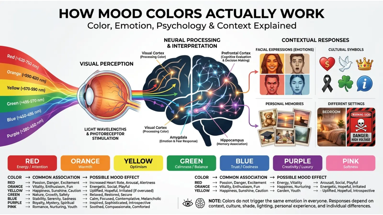 Blue Color Significance Mood Color Meanings: What Every Color May Represent