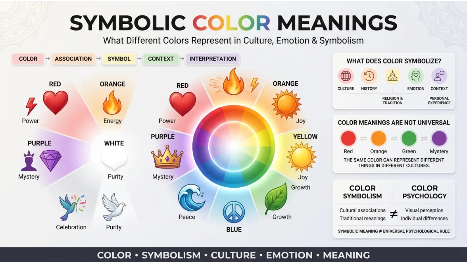 Symbolic Color Meanings