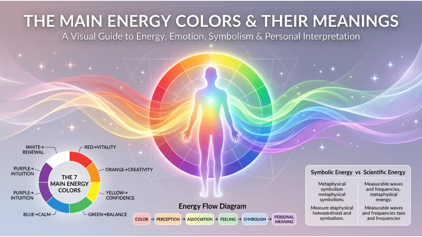 The Main Energy Colors and Their Meanings