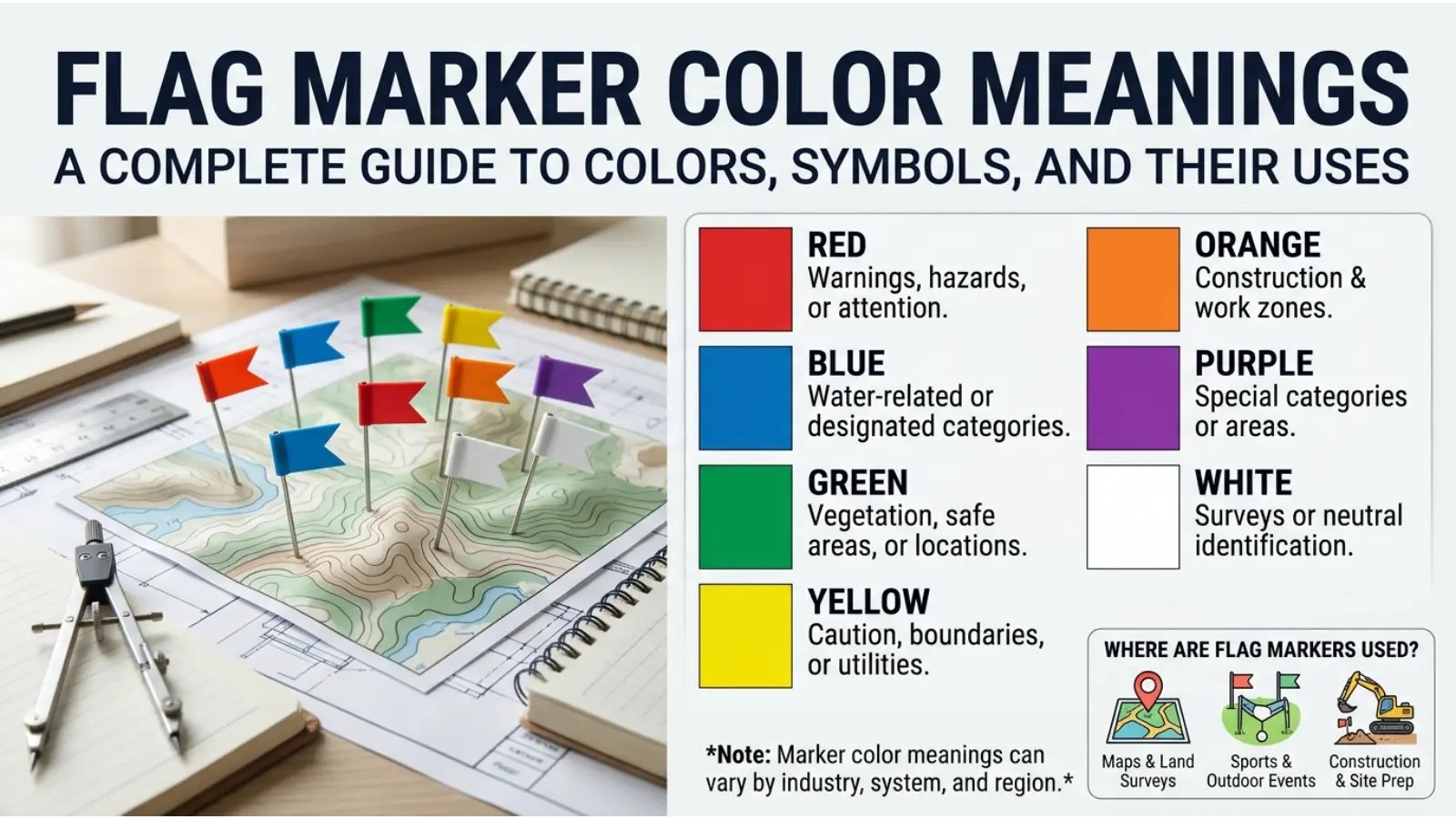Flag Marker Colors in Psychology