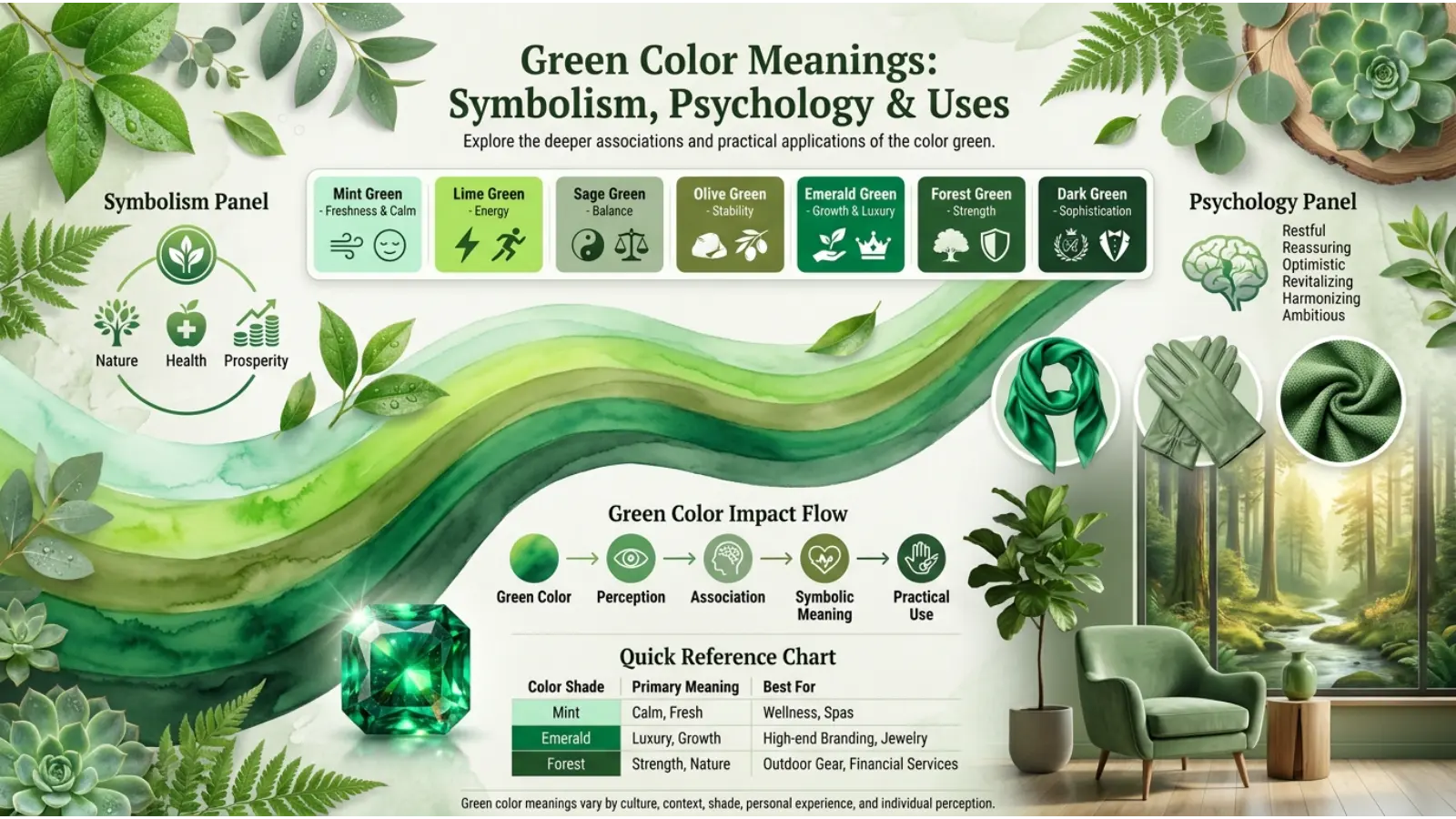 Green Color Meanings