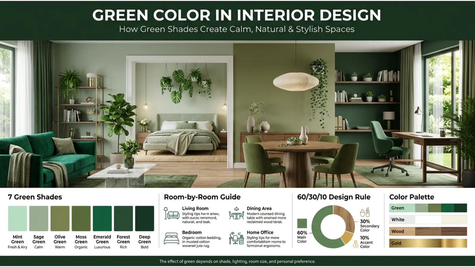 Green Color in Interior Design