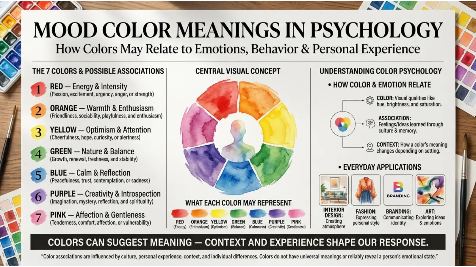 Mood Color Meanings in Psychology