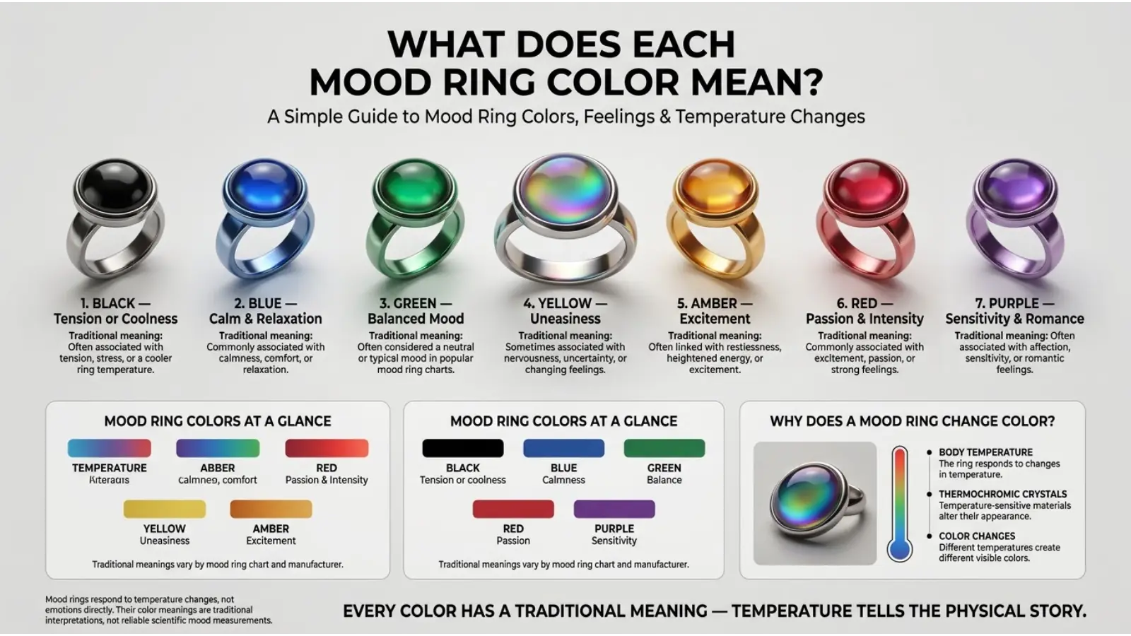 What Does Each Mood Ring Color Mean?
