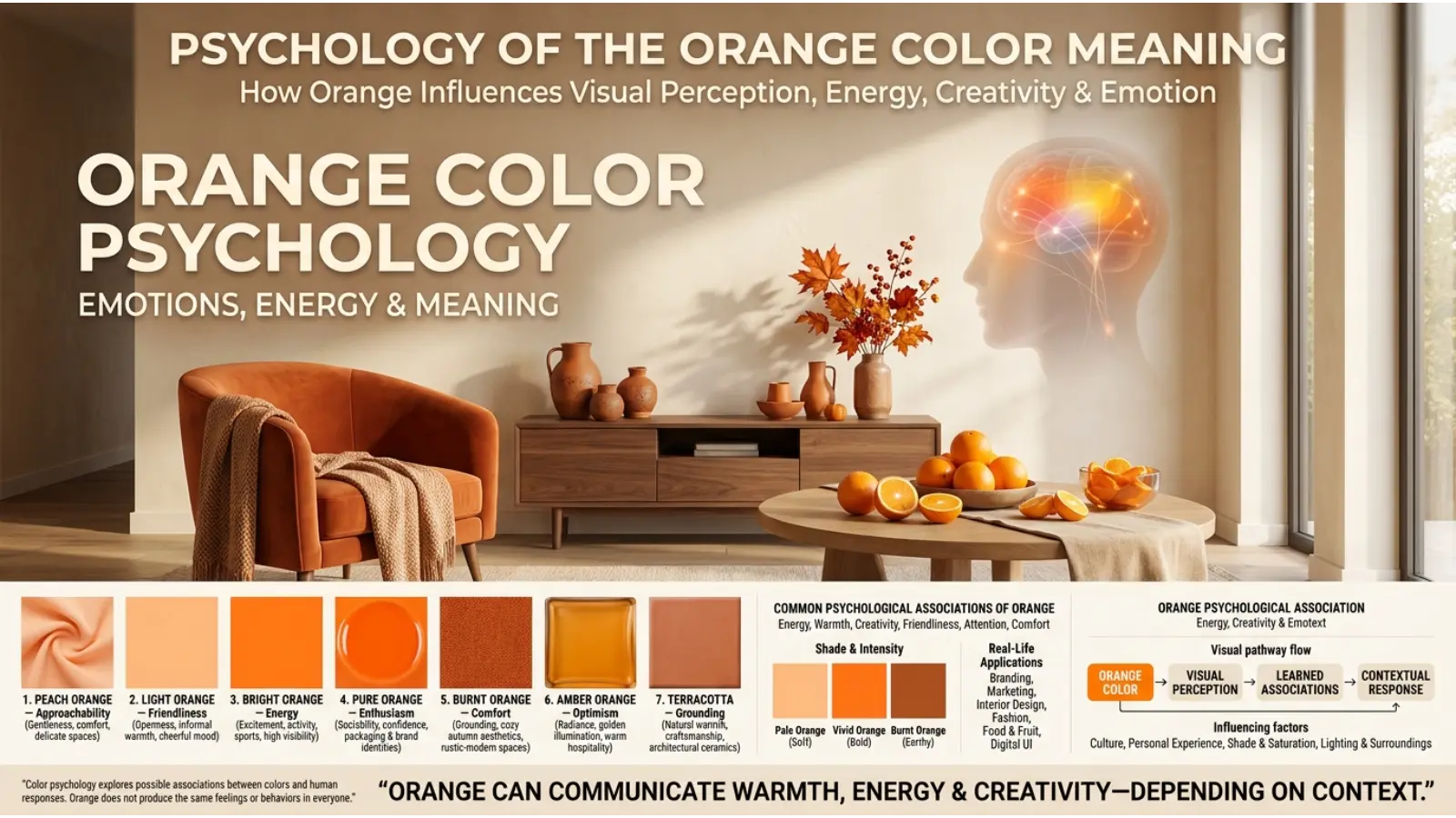 Psychology of the Orange Color Meaning