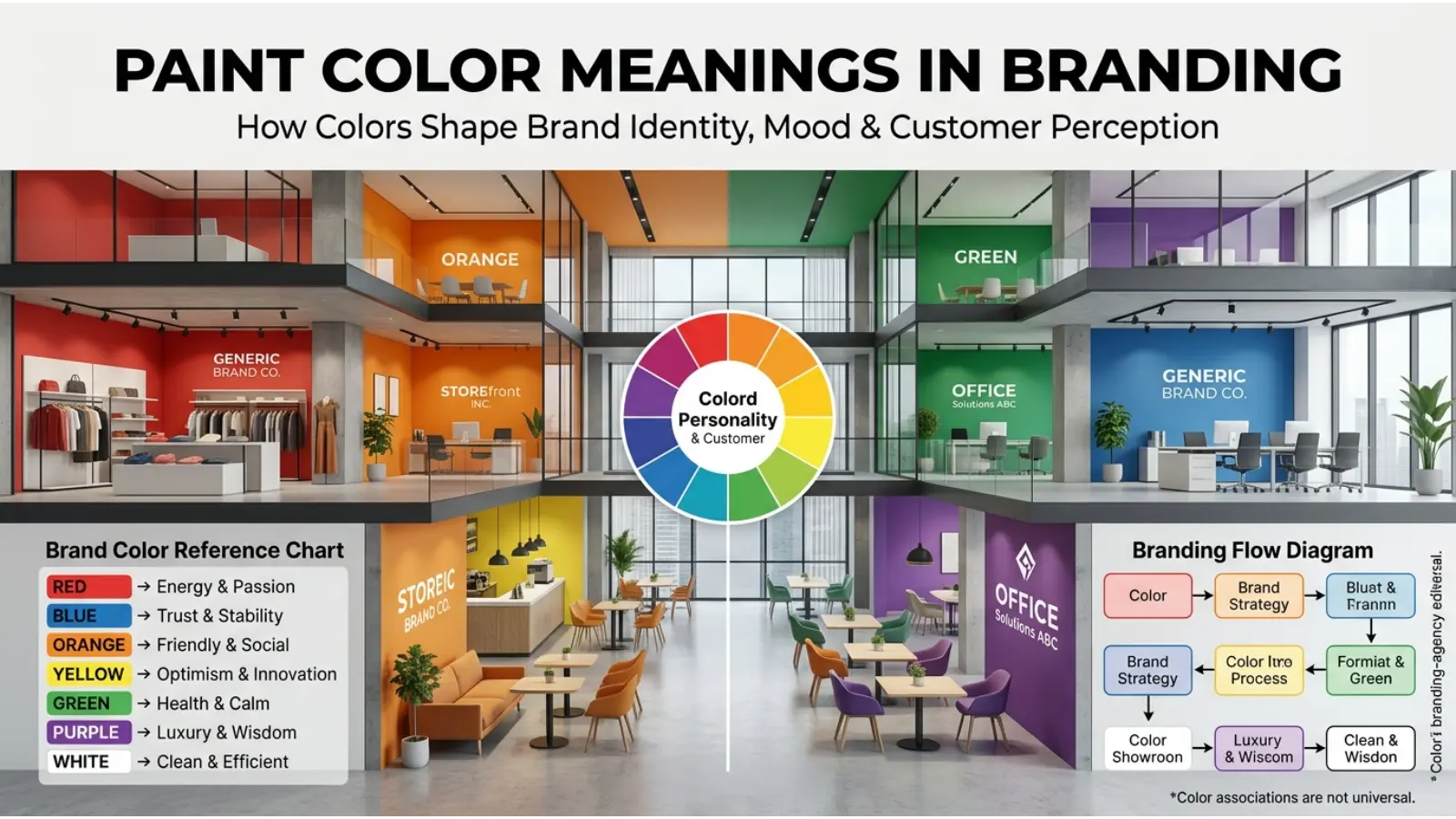 Paint Color Meanings in Branding