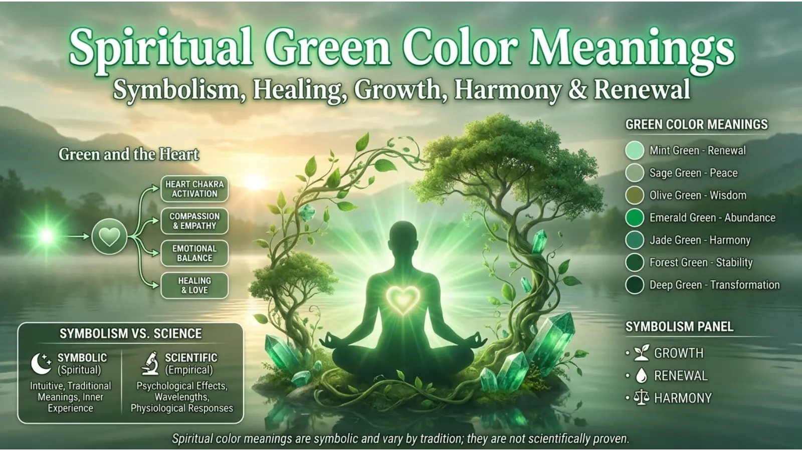Spiritual Green Color Meanings