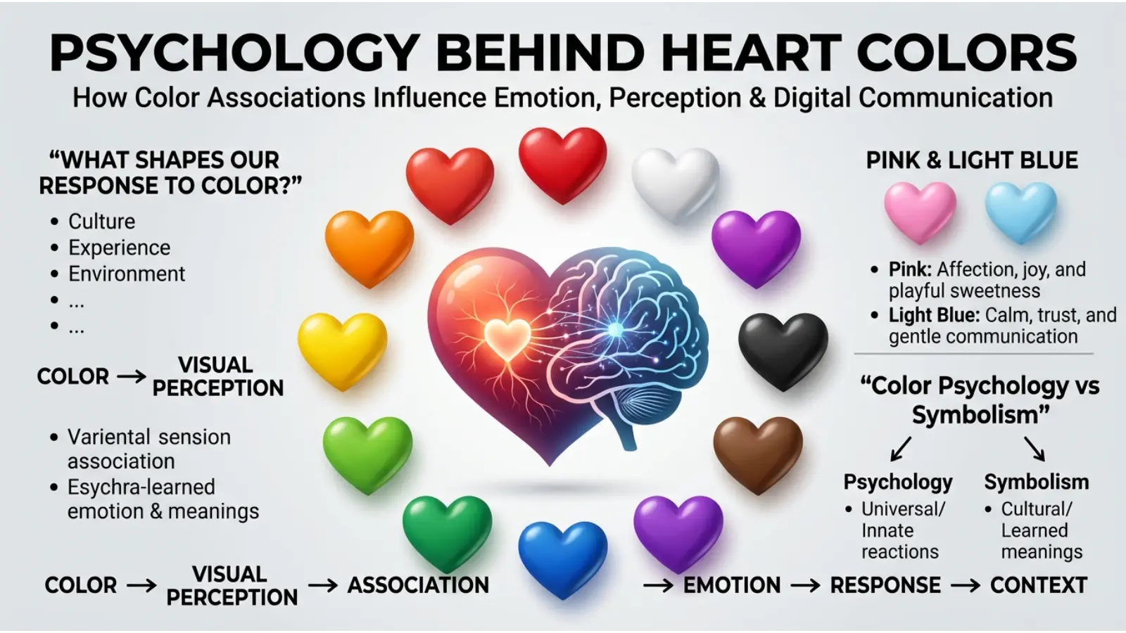 Psychology Behind Heart Colors